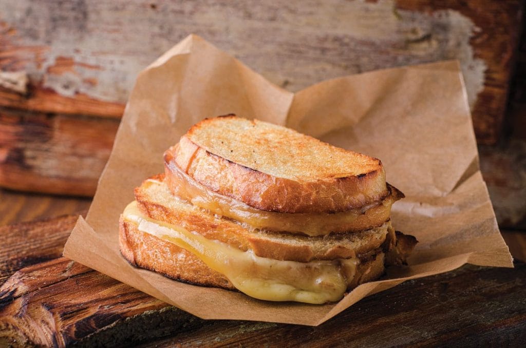 Cheese Toasty at Ryan's Bar Dublin Airport