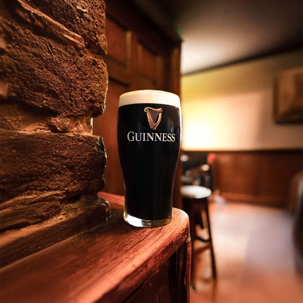 Pint of Guinness at Ryans Bar Dublin Airport